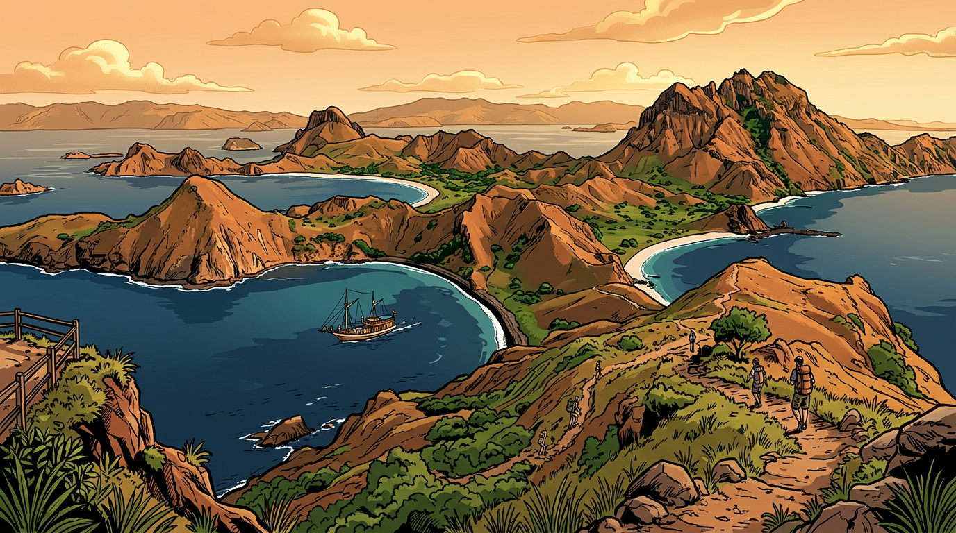 Itinerario dell'isola di Komodo: piani di viaggio di 3, 5 e 7 giorni