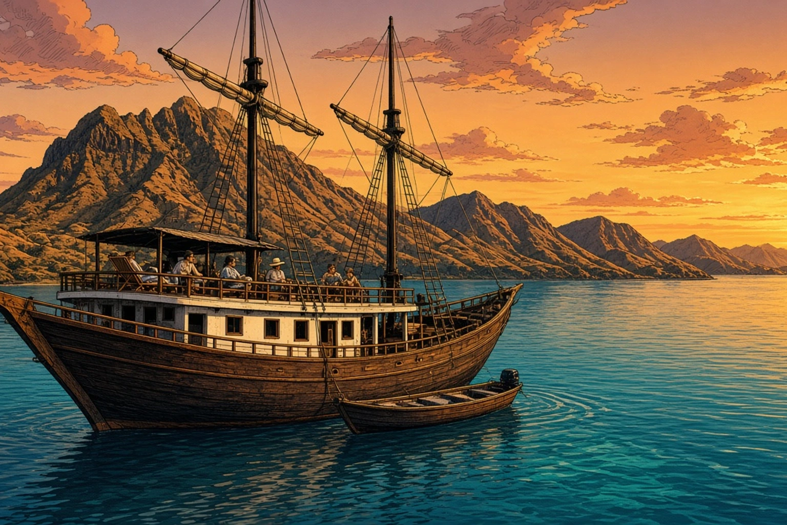 Location de yacht à Komodo : prix, types de bateaux et réservation (2026)