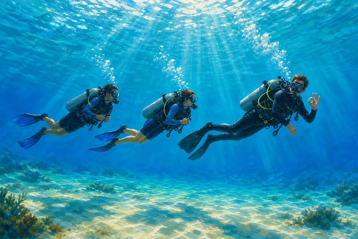 Les niveaux de certification de plongée expliqués : de l'Open Water au Divemaster