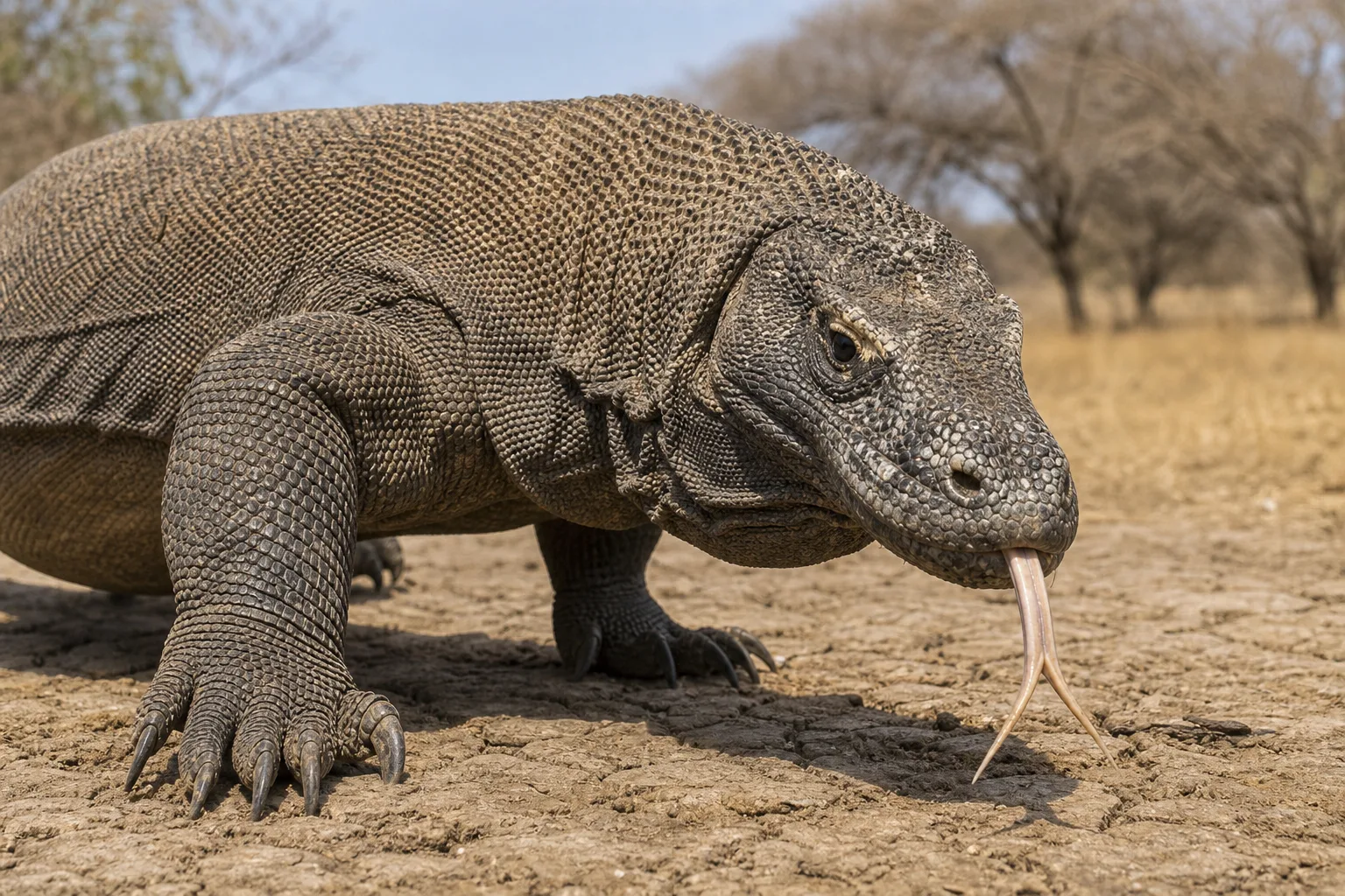 The Komodo Dragon, the World's Giant Lizard