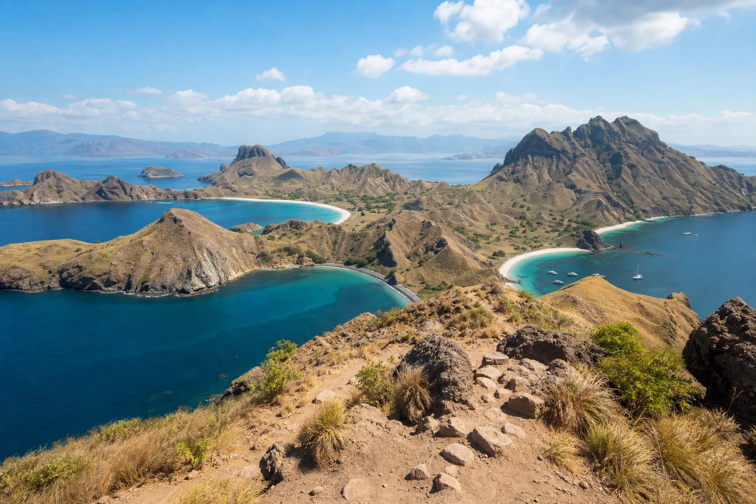 Hiking Padar Island